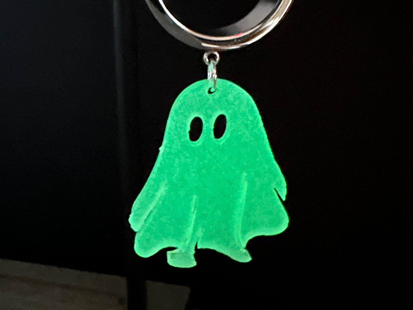 Glow In The Dark Shy Ghost Danglers - (Pair) - TF081