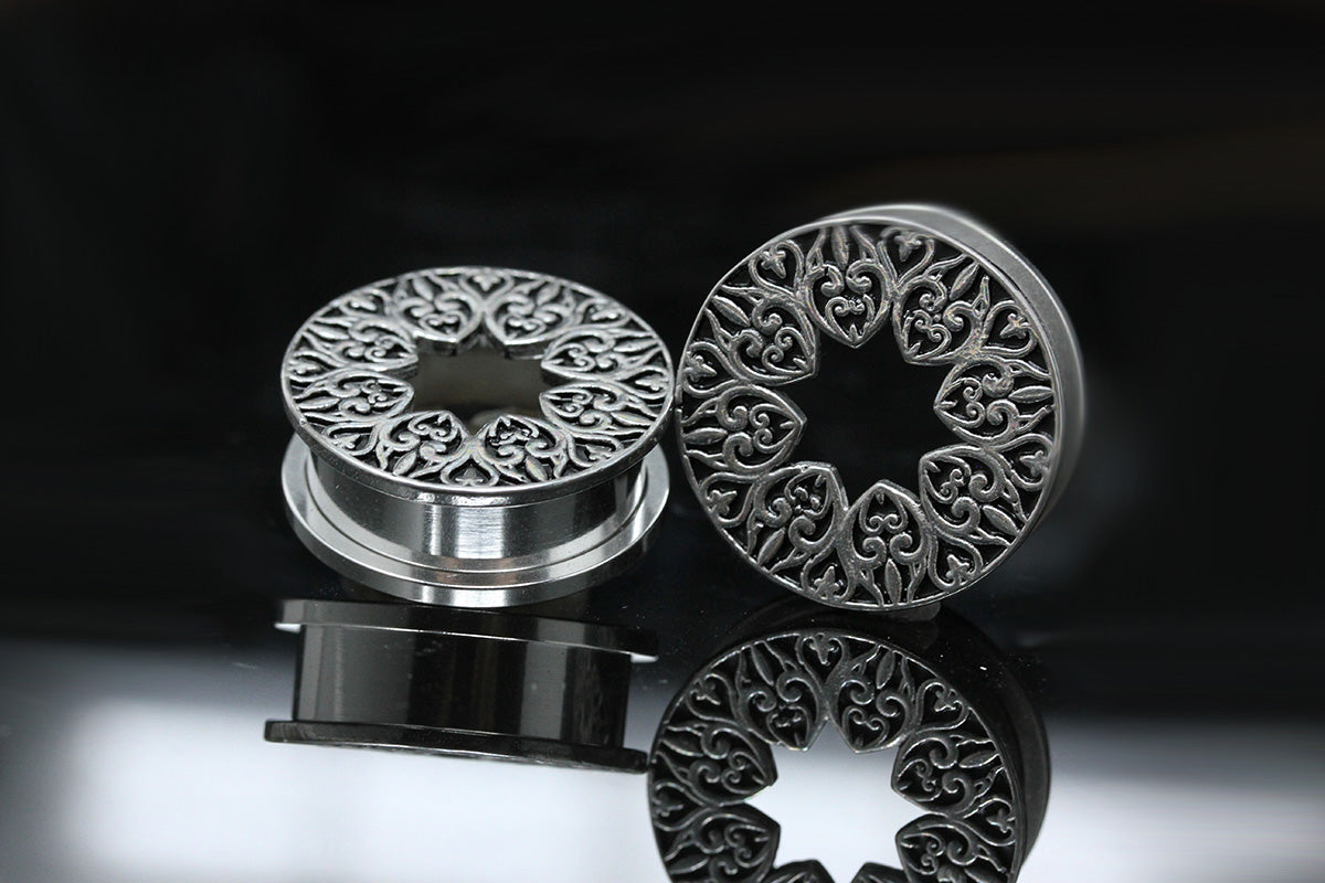 Stargazer Stainless Steel Plugs (Pair) - PSS212