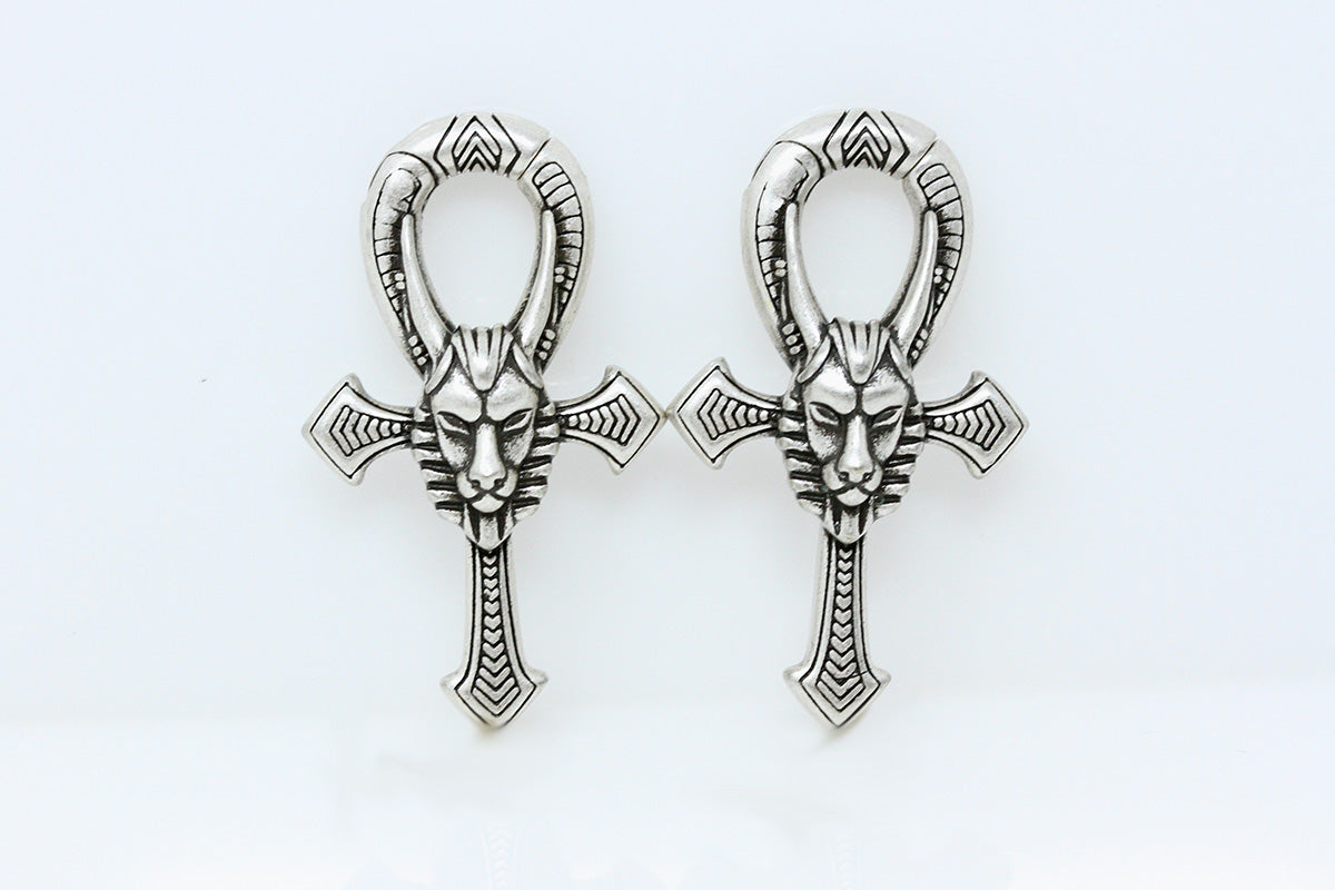 Anubis Ankh Ear Weights (Pair) - PSS163