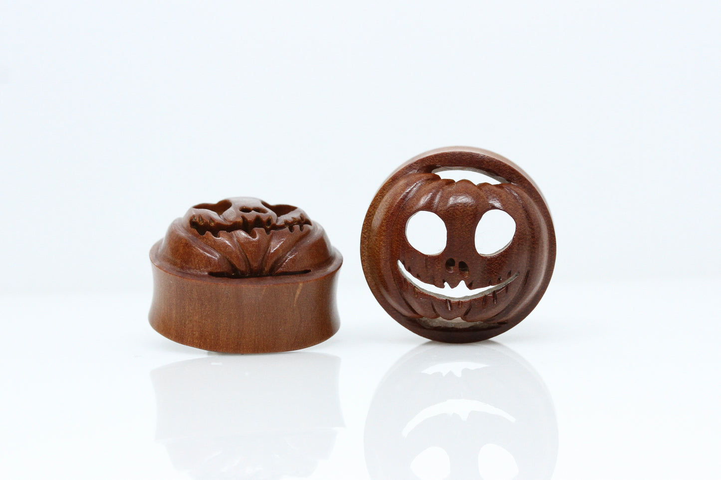 Psycho Pumpkin Plugs - (Pair) - PA141