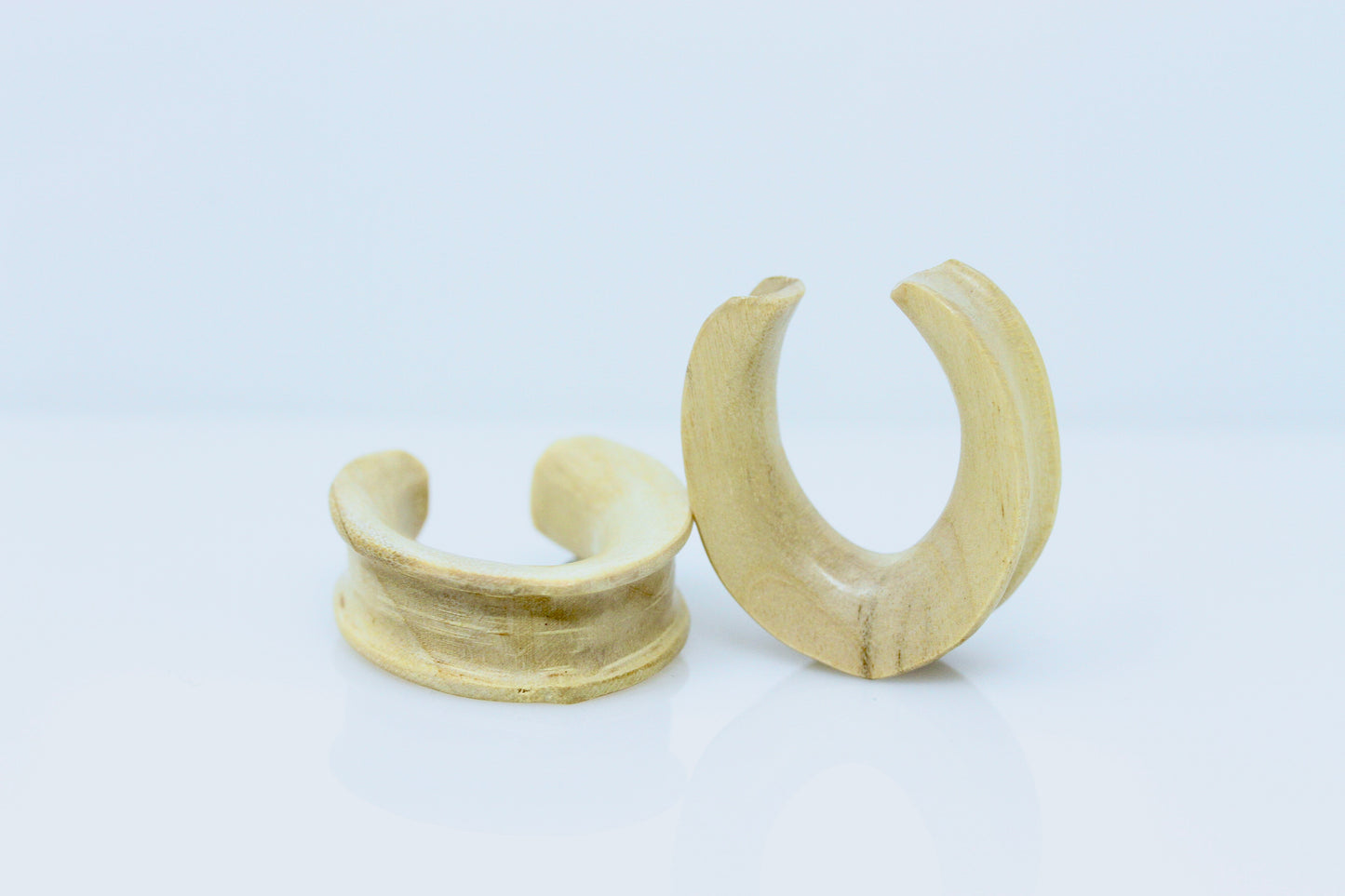 Wood Saddle - Crocodile Wood (Pair) - PA173