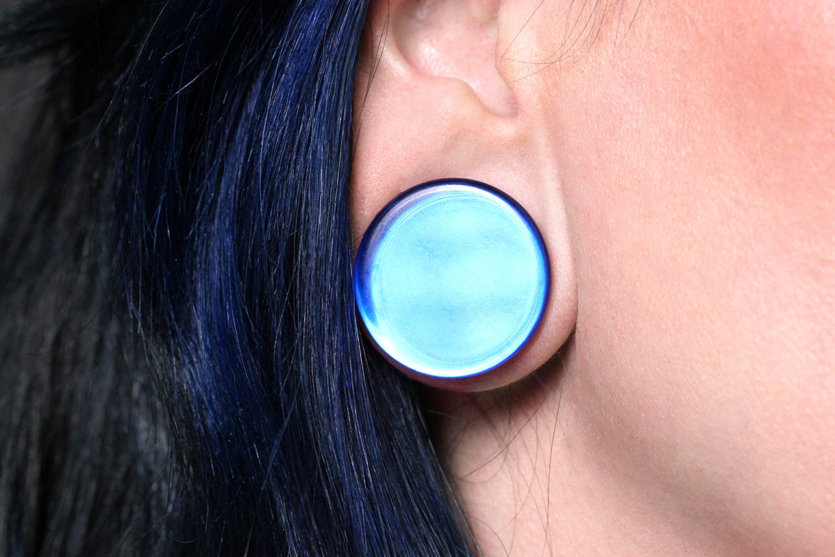 Sirens Shimmer Mystical Glass A/B Plugs - (Pair) - PH197