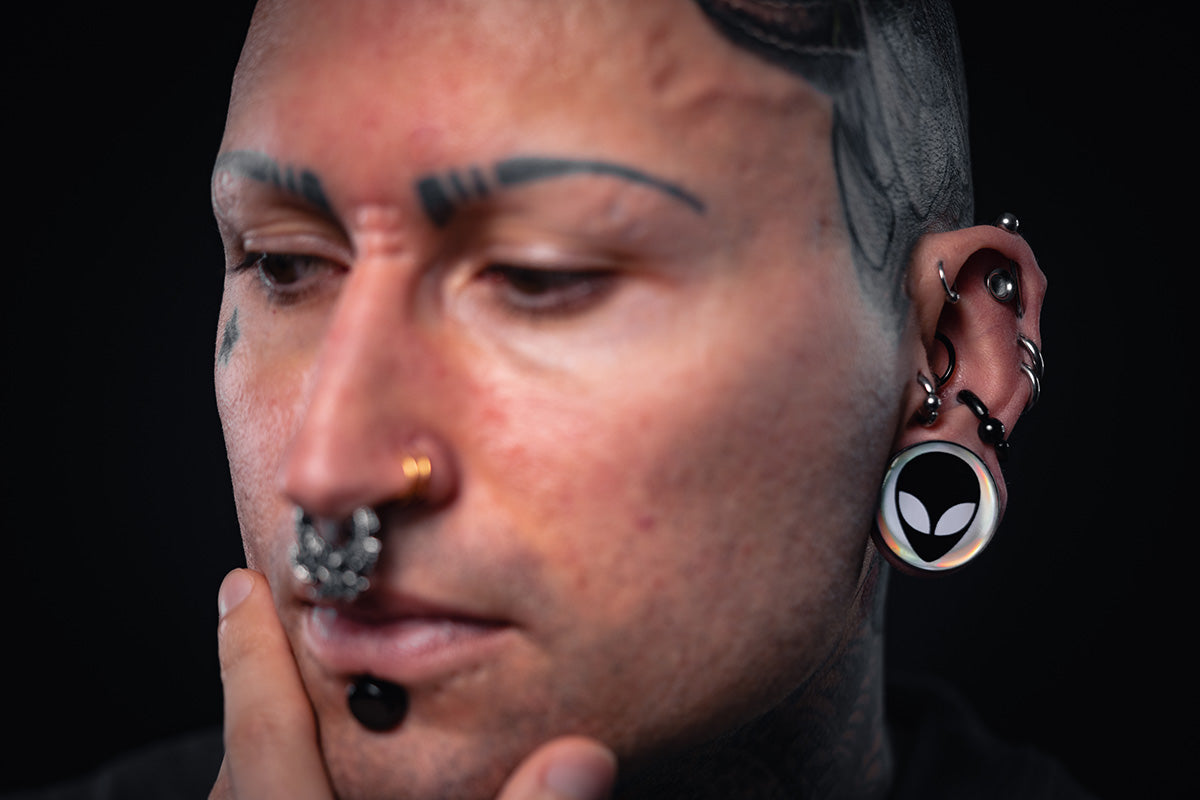 Alien Stretched ear gauges