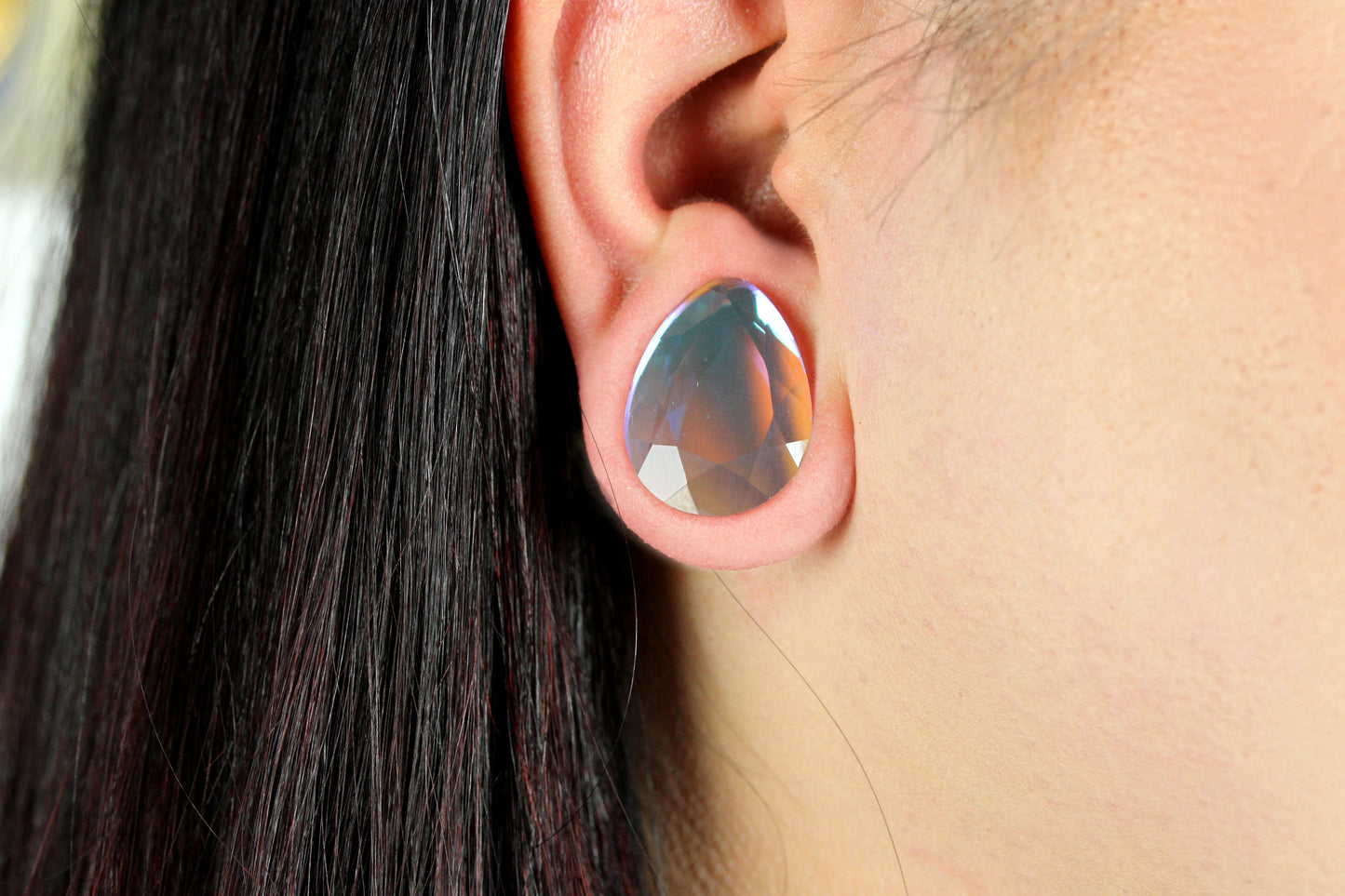 Faceted Teardrop Plugs - Model 2