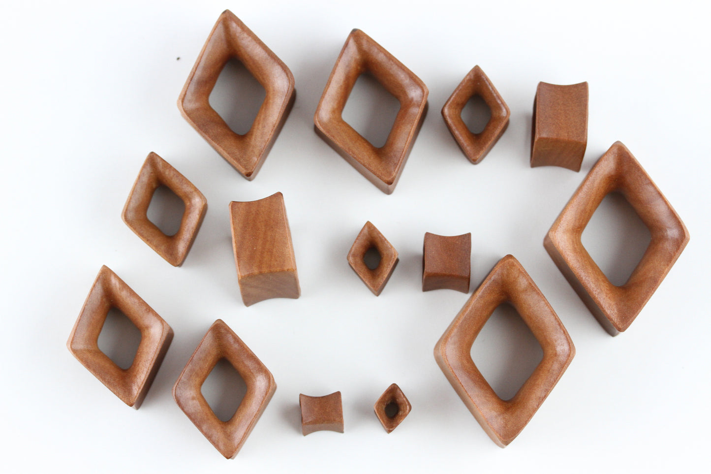 Double Flare Diamond Shaped Plugs