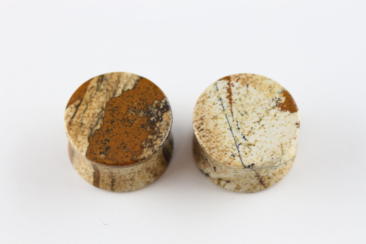 Sand Jasper Plugs - Pair 2