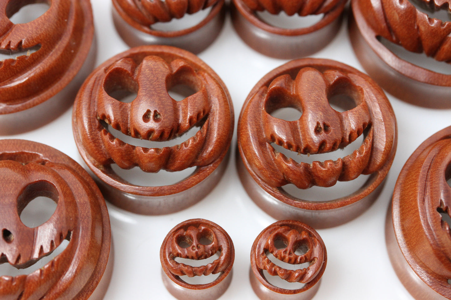 Psycho Pumpkin Plugs - (Pair) - PA141