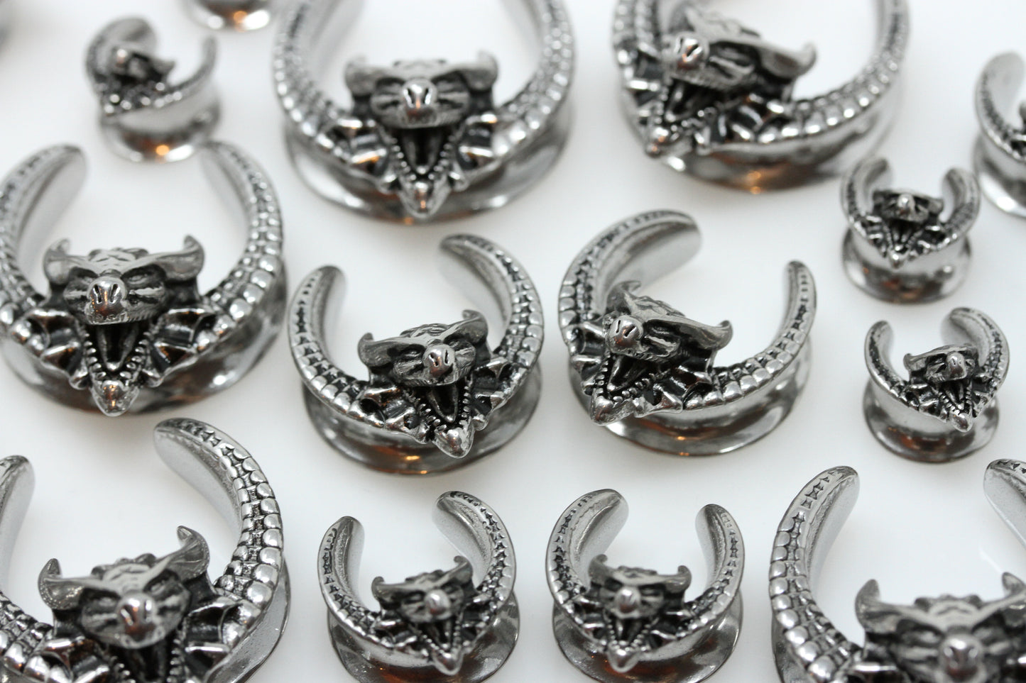 Dragon Stainless Steel Saddles (Pair) - PSS123