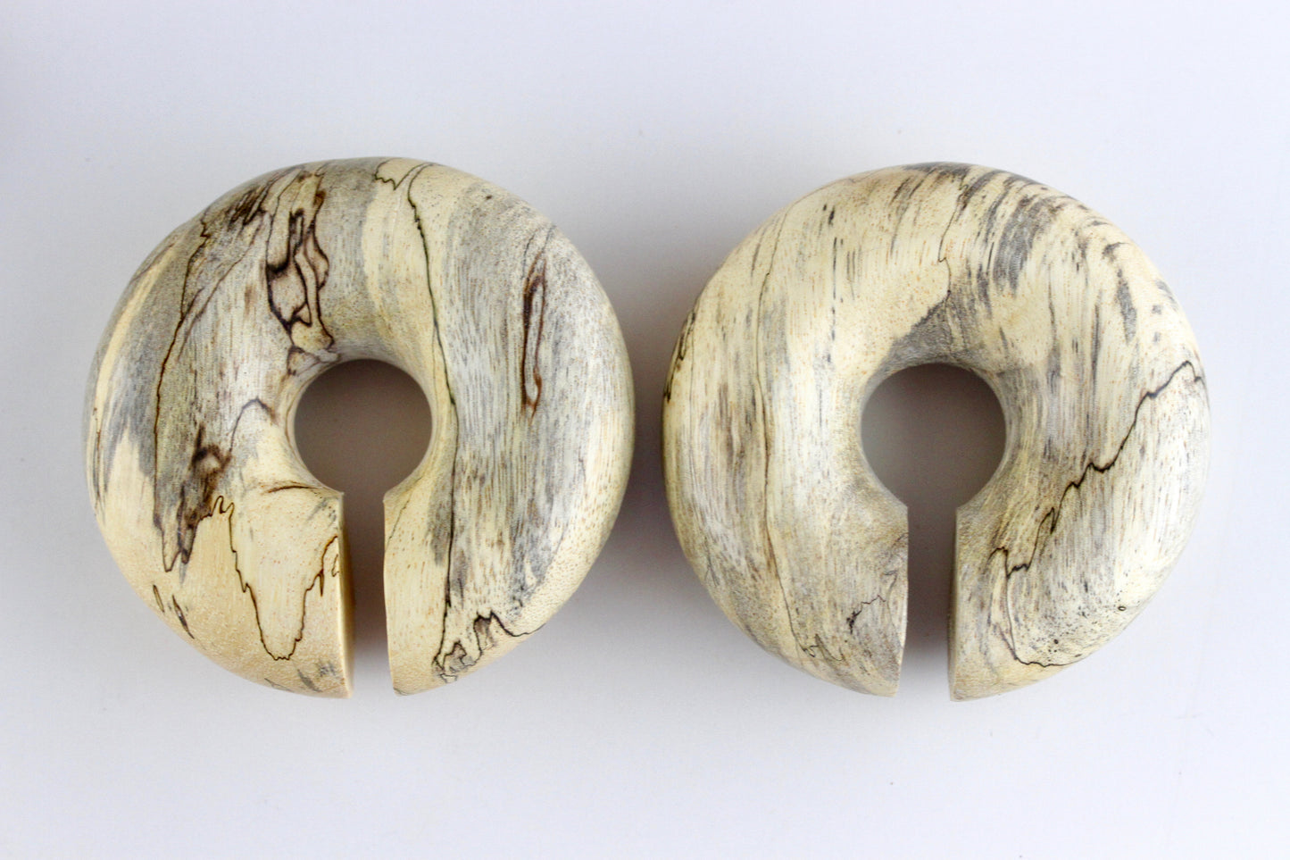 Wood Hoop Hanger Plugs - Pair 3