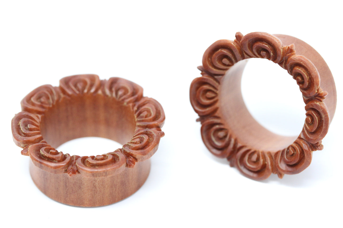 Wood Tunnels Stretched Ears