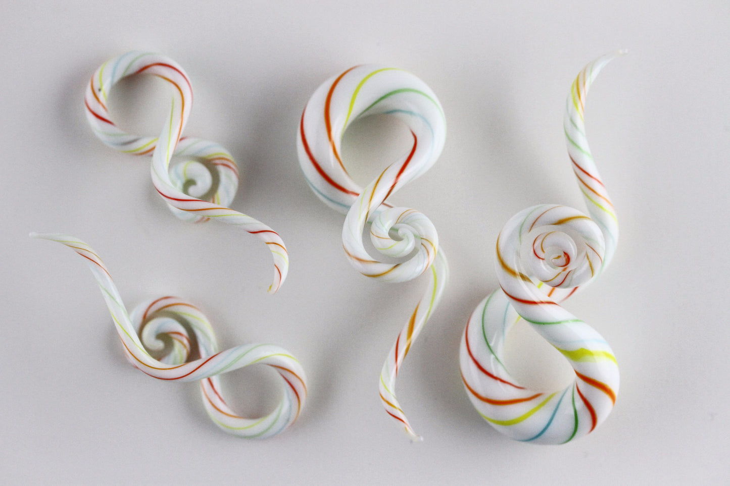 Twister Glass Gauged Plugs