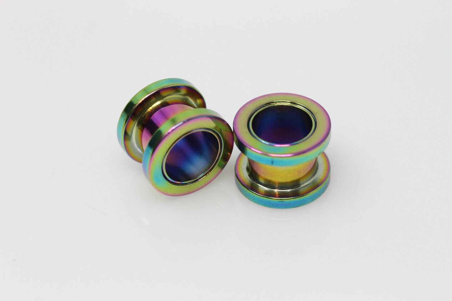 Iridescent Stainless Steel Gauges
