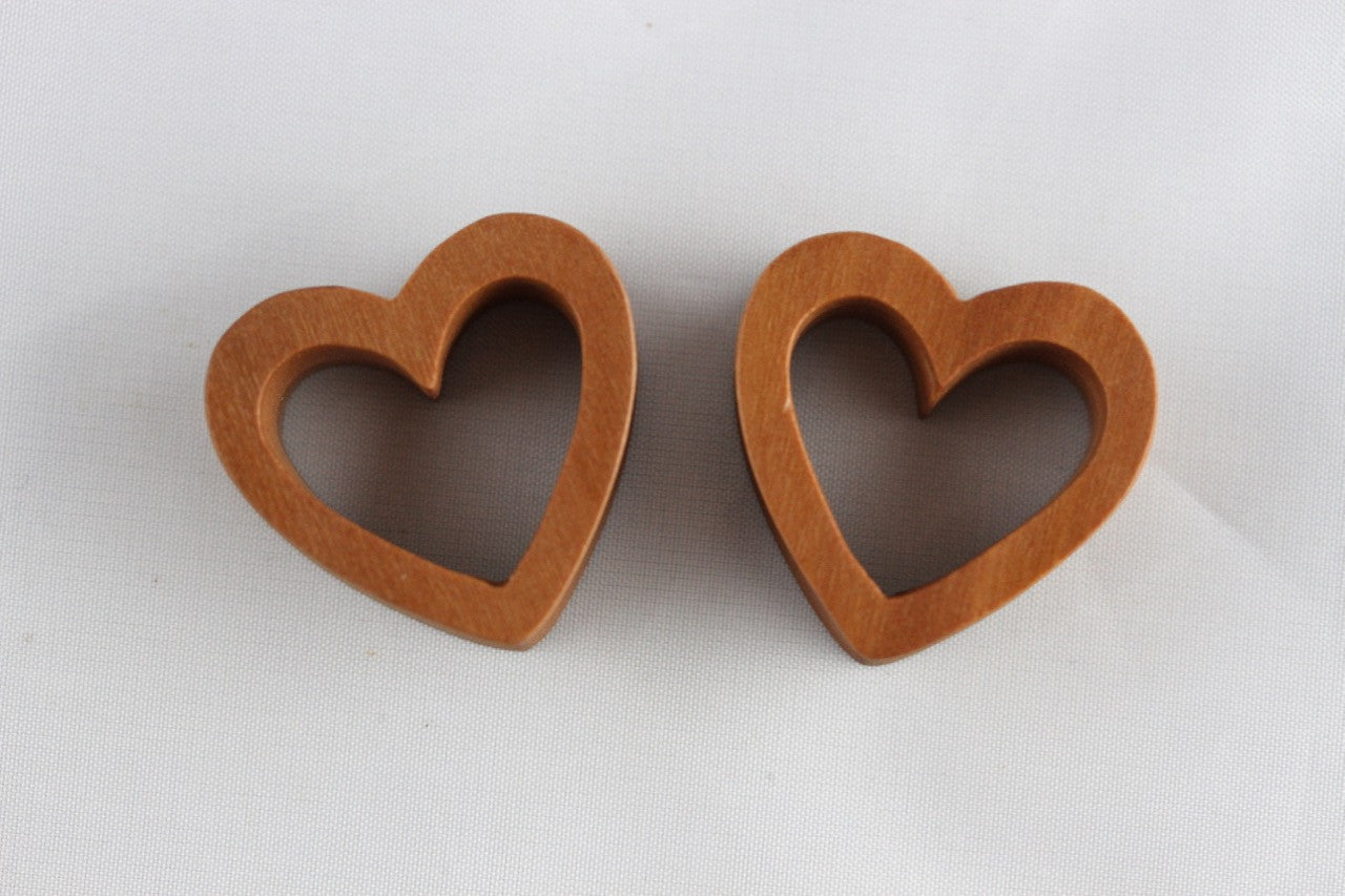 Heart Shaped Tunnel Plugs