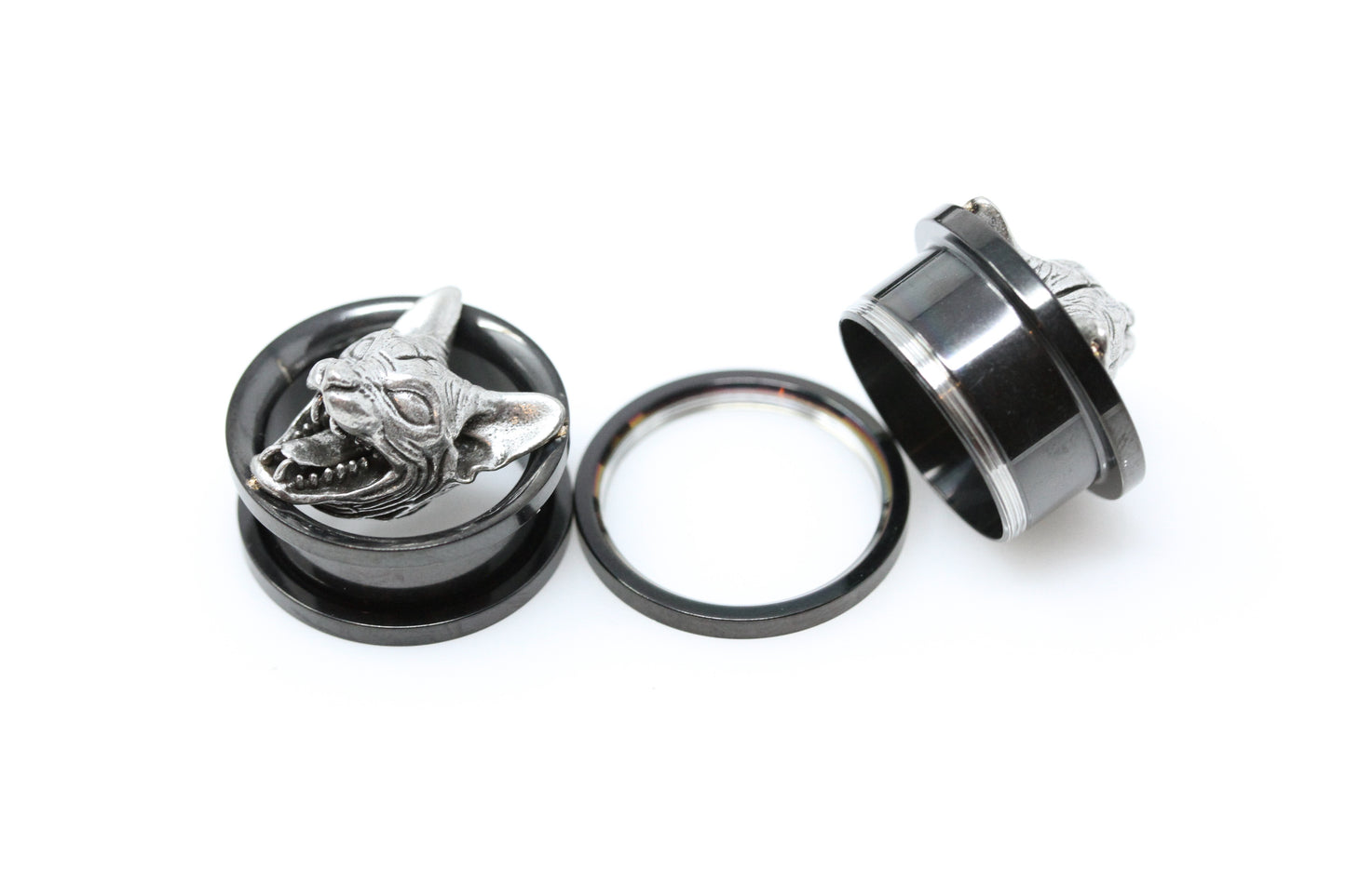 Evil cat screw on gauges