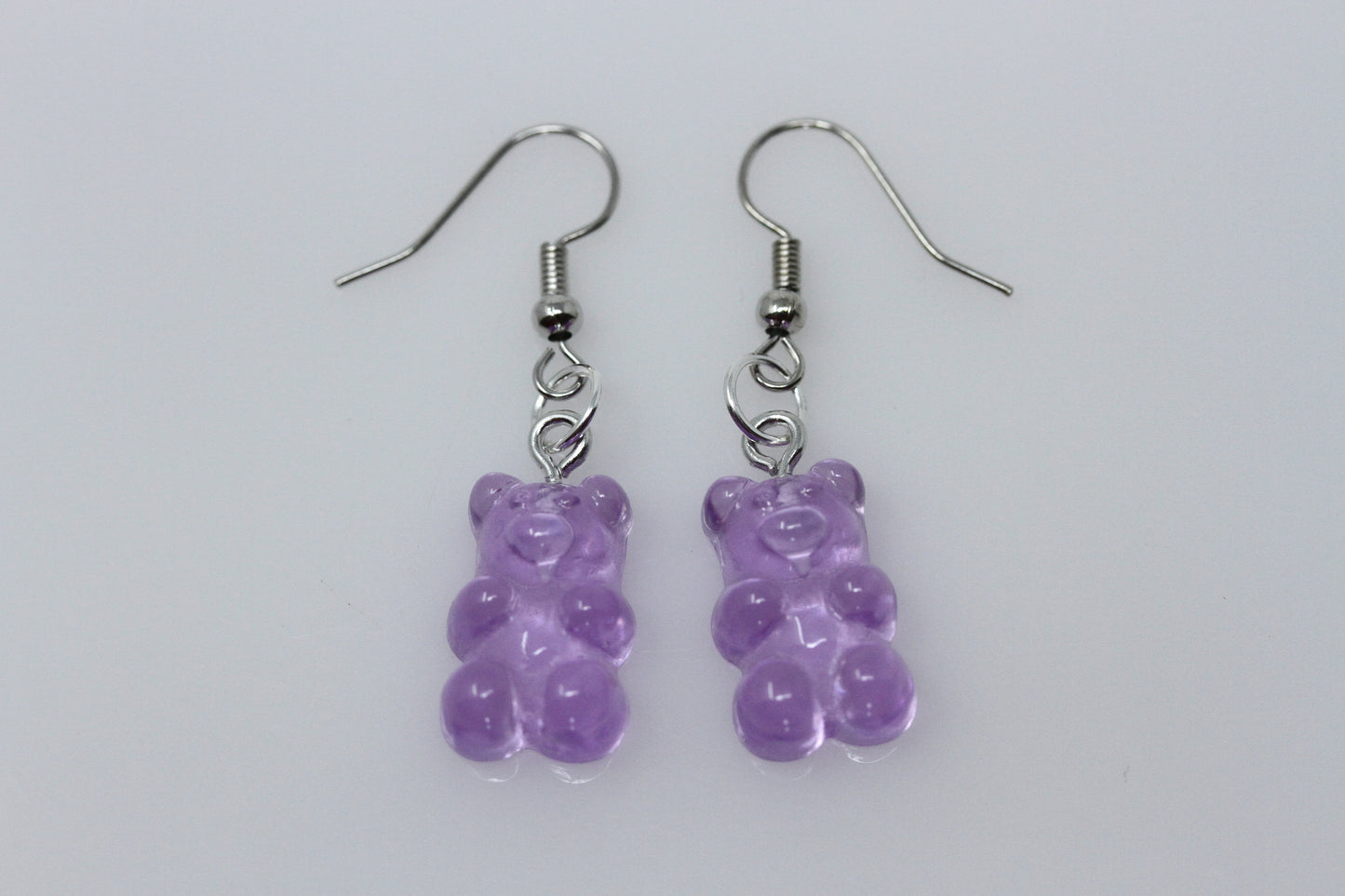 Grape Gummi Stainless Steel Danglers - Screw on Tunnel (Pair) - TF015