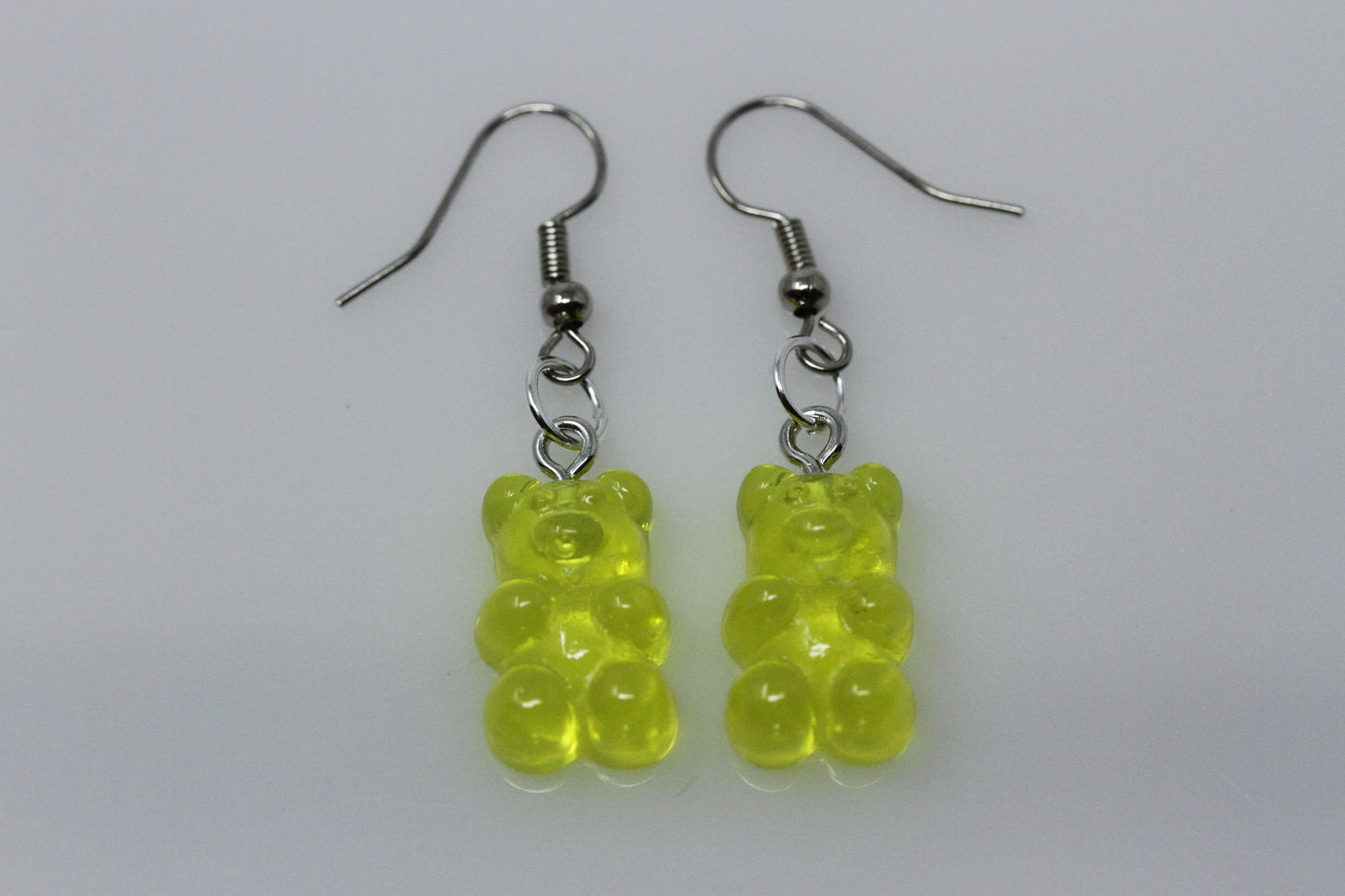 Lemon Gummi Stainless Steel Danglers - Screw on Tunnel (Pair) - TF019