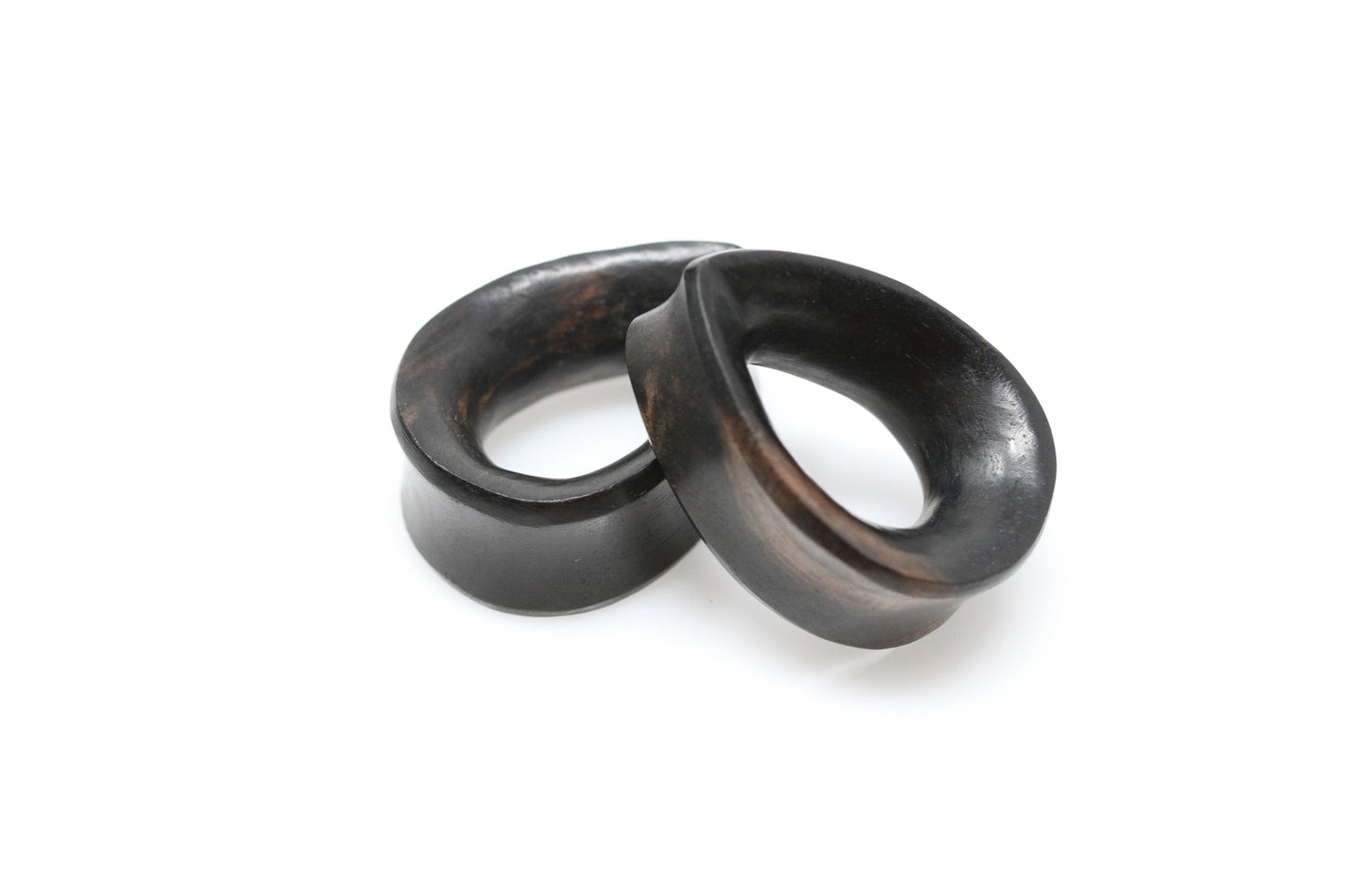 Areng Wood Teardrop Tunnels (Pair) - PA101