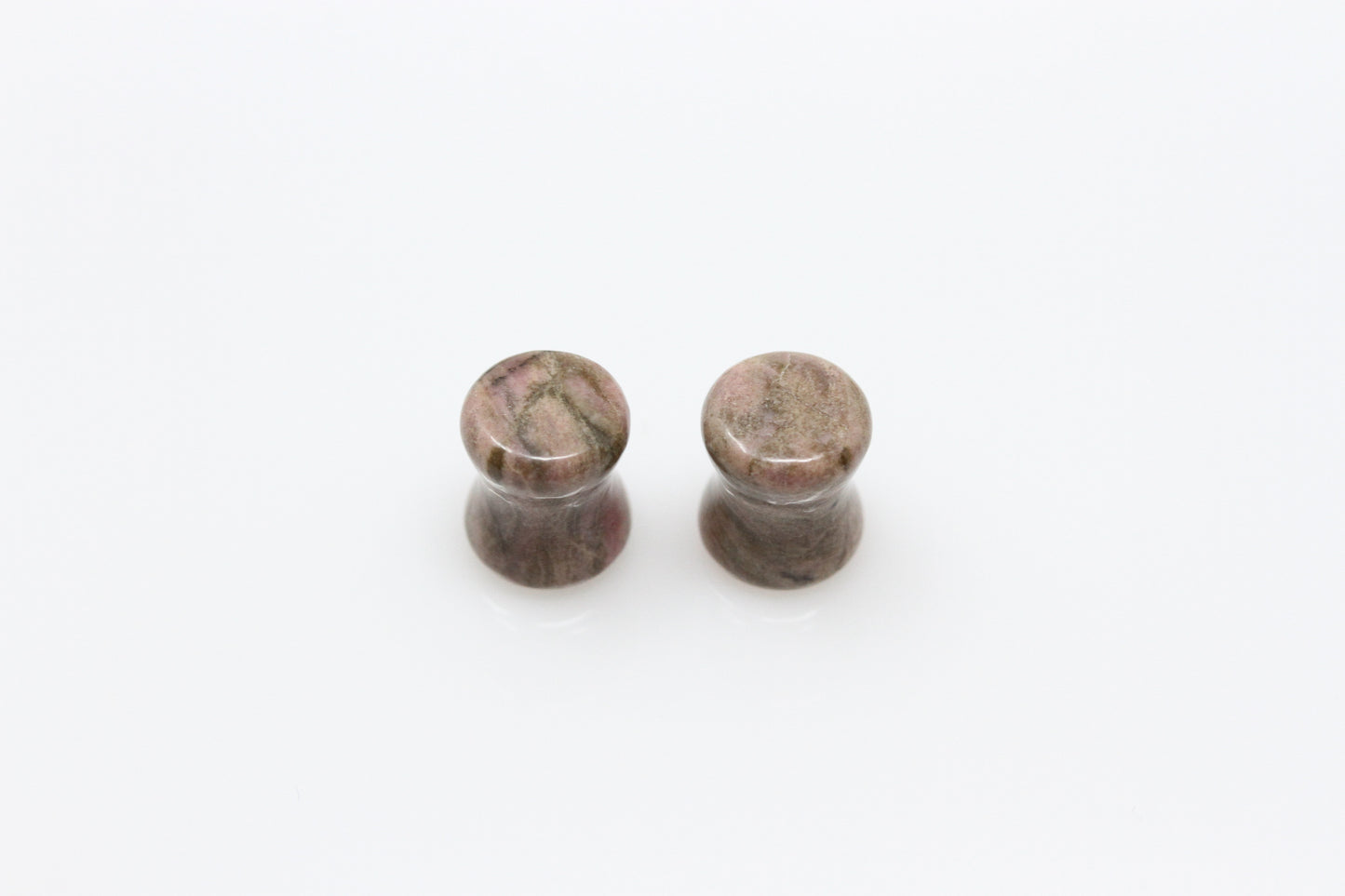 Rhodonite Plugs - Pair 4