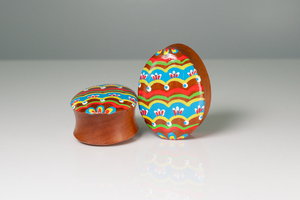 Traditional Painted Wooden Eggs