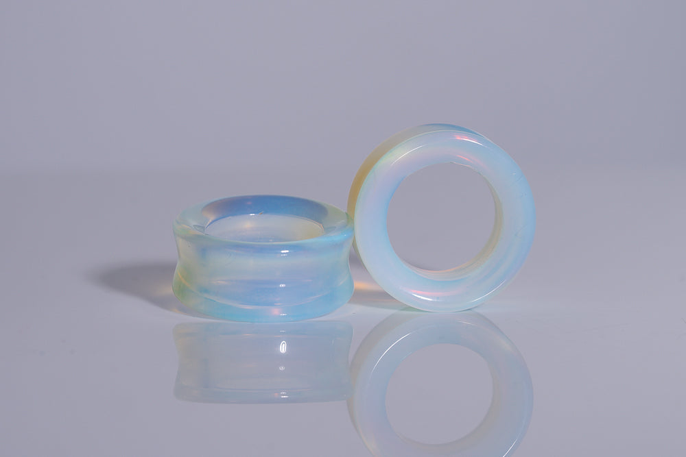 Opalite Tunnels for Stretched Ears (Pair) - PH30