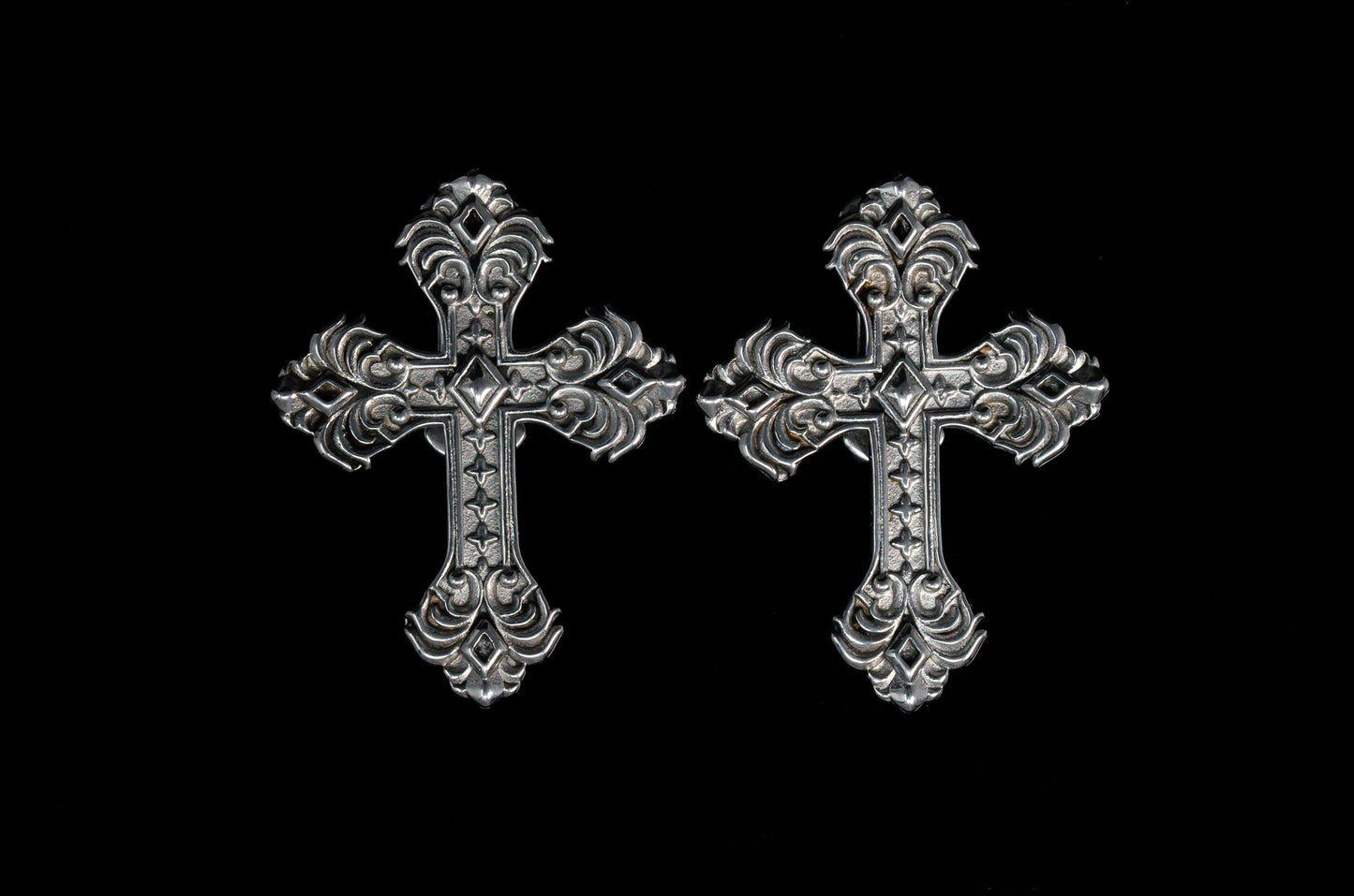 Gothic Cross Ear Weights