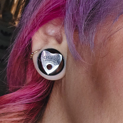 Ouija Tunnels - Stainless Steel Single Flare (Pair) - PSS34