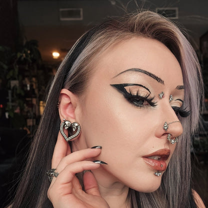 Til Death Do Us Part Stainless Steel Tunnels (Pair) - PSS74