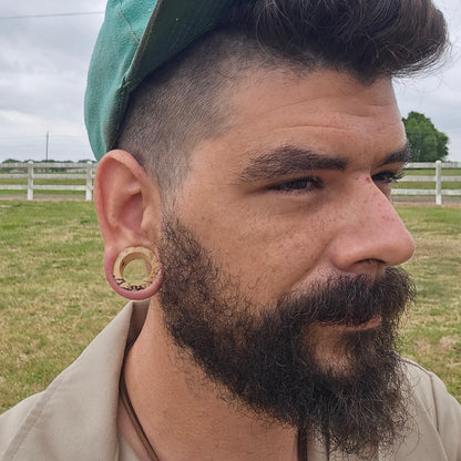 Tamarind Wood Tunnel Plugs (Pair) - PA22