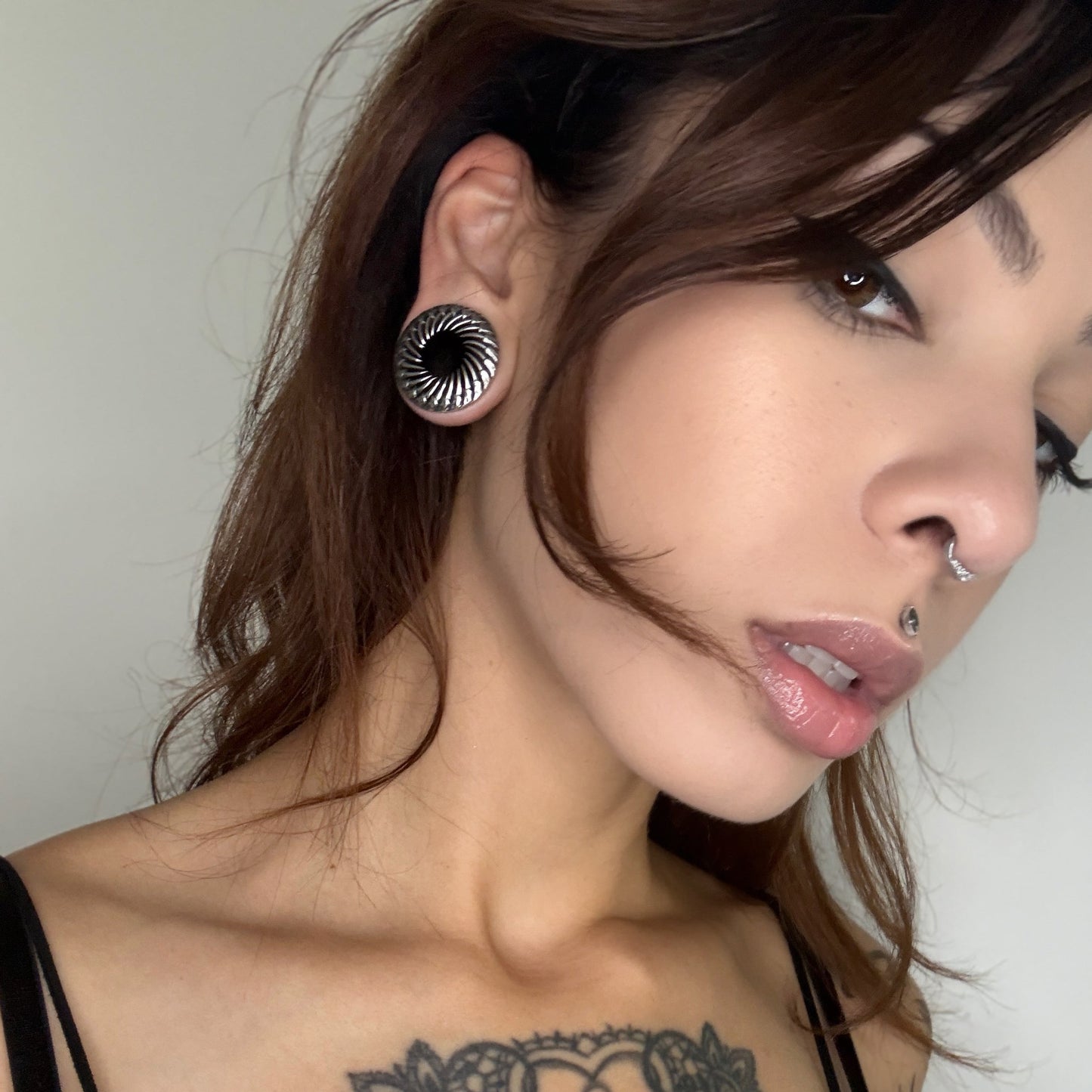 Poseidon’s Hollow Stainless Steel Plugs (Pair) - PSS261