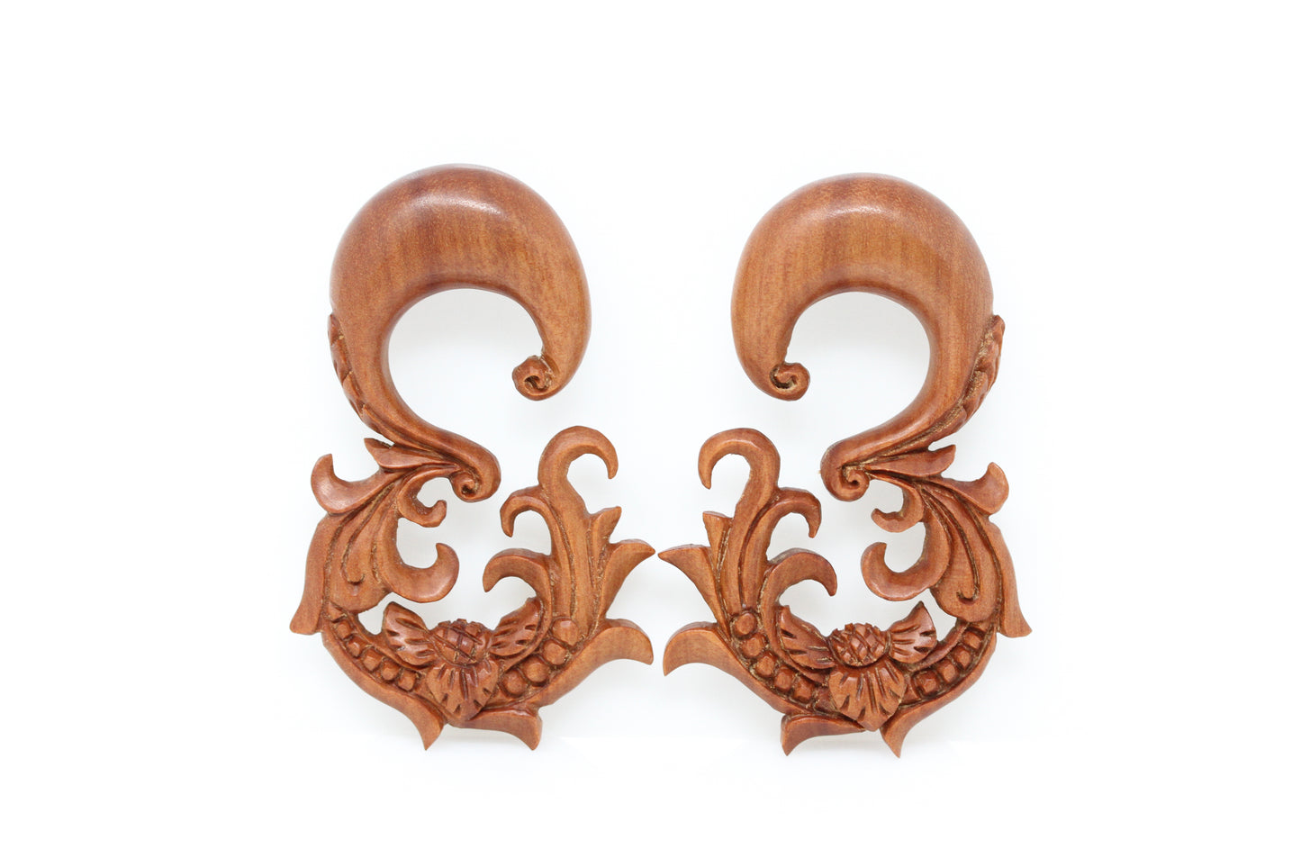 Eden Wooden Hangers - Hand Carved Hangers (Pair) - A073