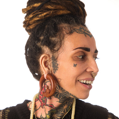 Wood Buddha Stretch Earring Hanger (Pair) - A020