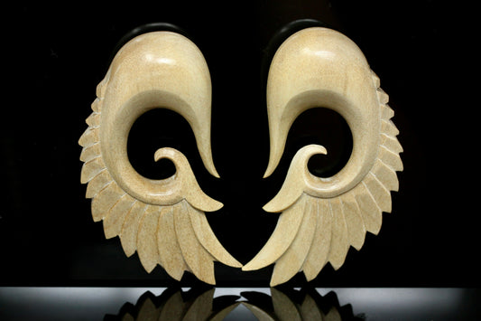 Wood Wings - Hanging Plugs (Pair) - E003