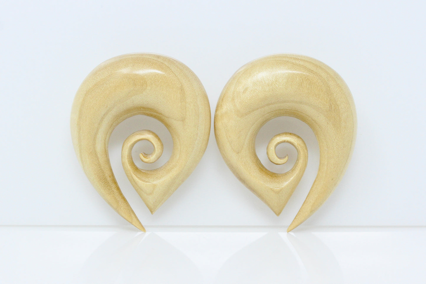 Maori Hangers - Carved Wood (Pair) - E013