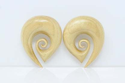 Maori Hangers - Carved Wood (Pair) - E013
