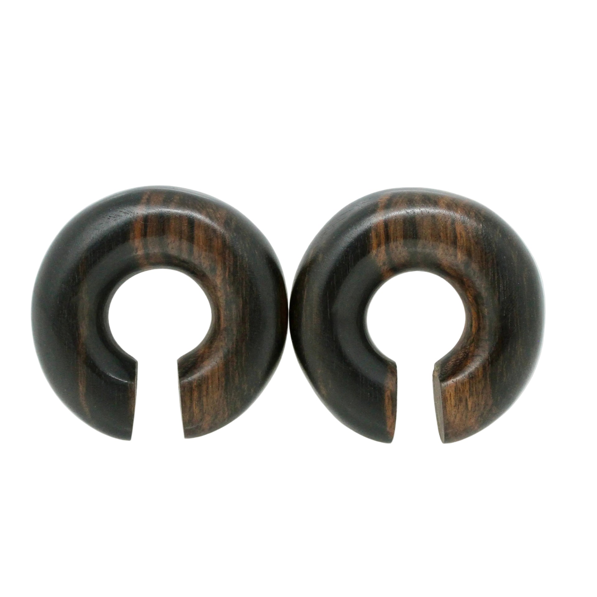 Areng Wood Hoops (Pair) - F003