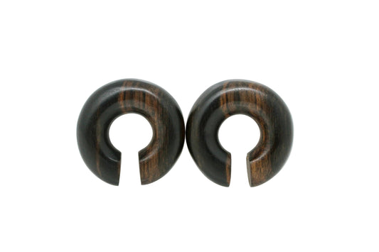 Areng Wood Hoops (Pair) - F003