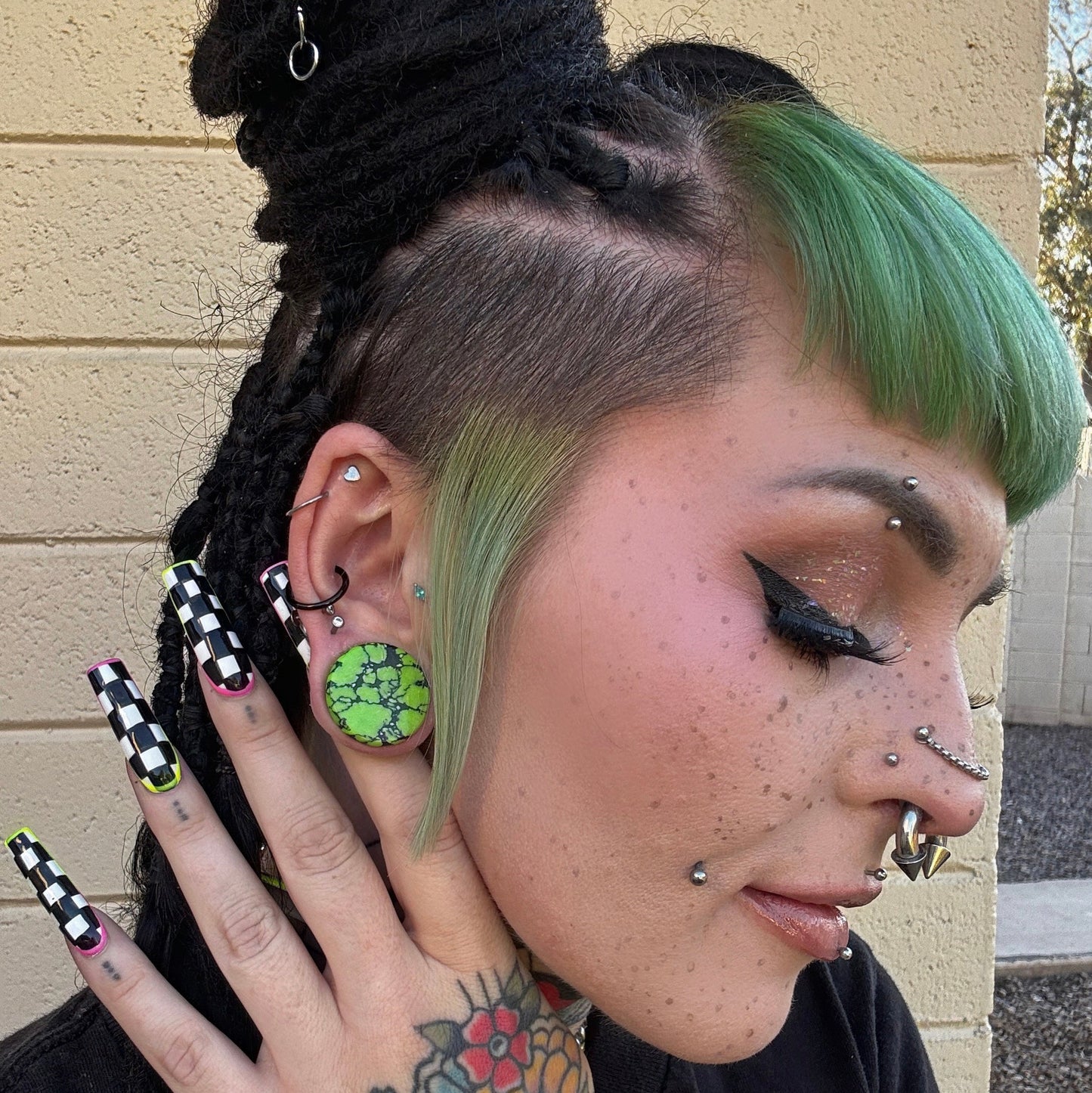 Franken Plugs for Stretched Ears (Pair) - PH176