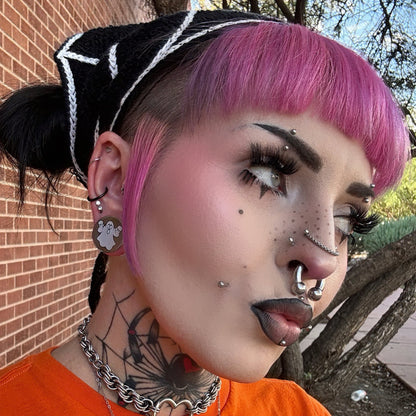 Ghost Glass Plugs (Pair) - G041