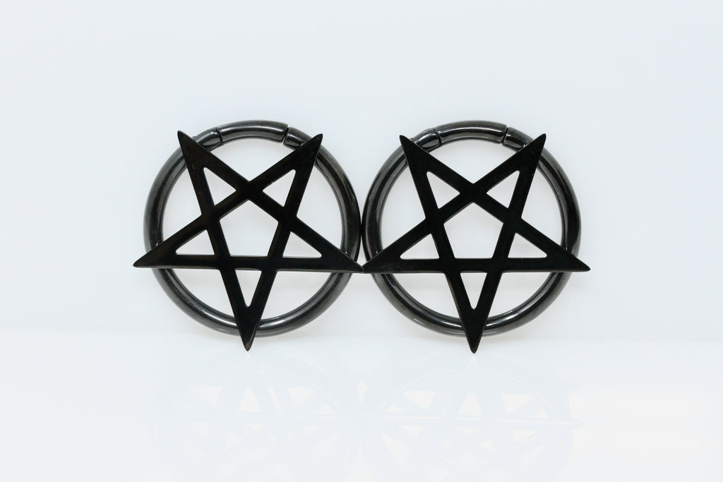 pentagram ear weights