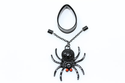 Spider Magnetic Danglers - Teardrop tunnels (Pair) - PSS169