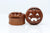Loony Pumpkin Plugs - Wooden Pumpkin Plugs (Pair) - PA161