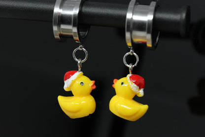 Christmas Lucky Ducky Danglers (Pair) - TF113
