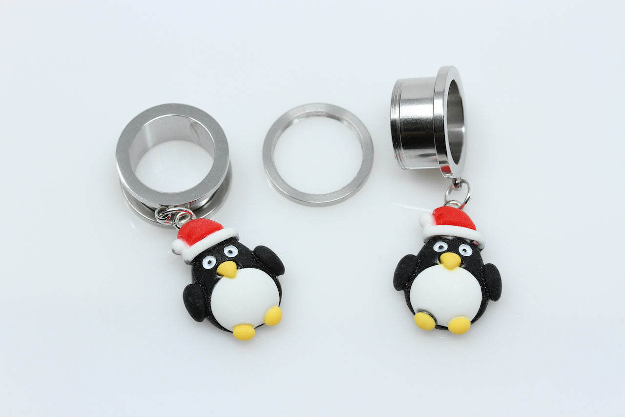 Christmas Penguin Danglers (Pair) - TF116