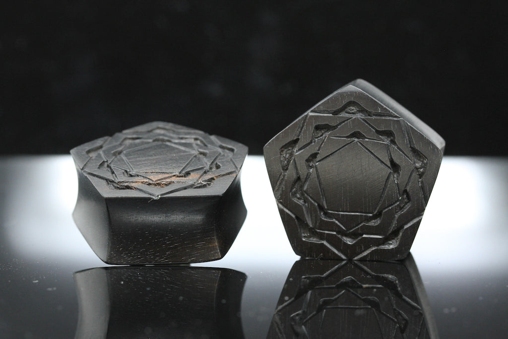 Pentagon wooden Plugs