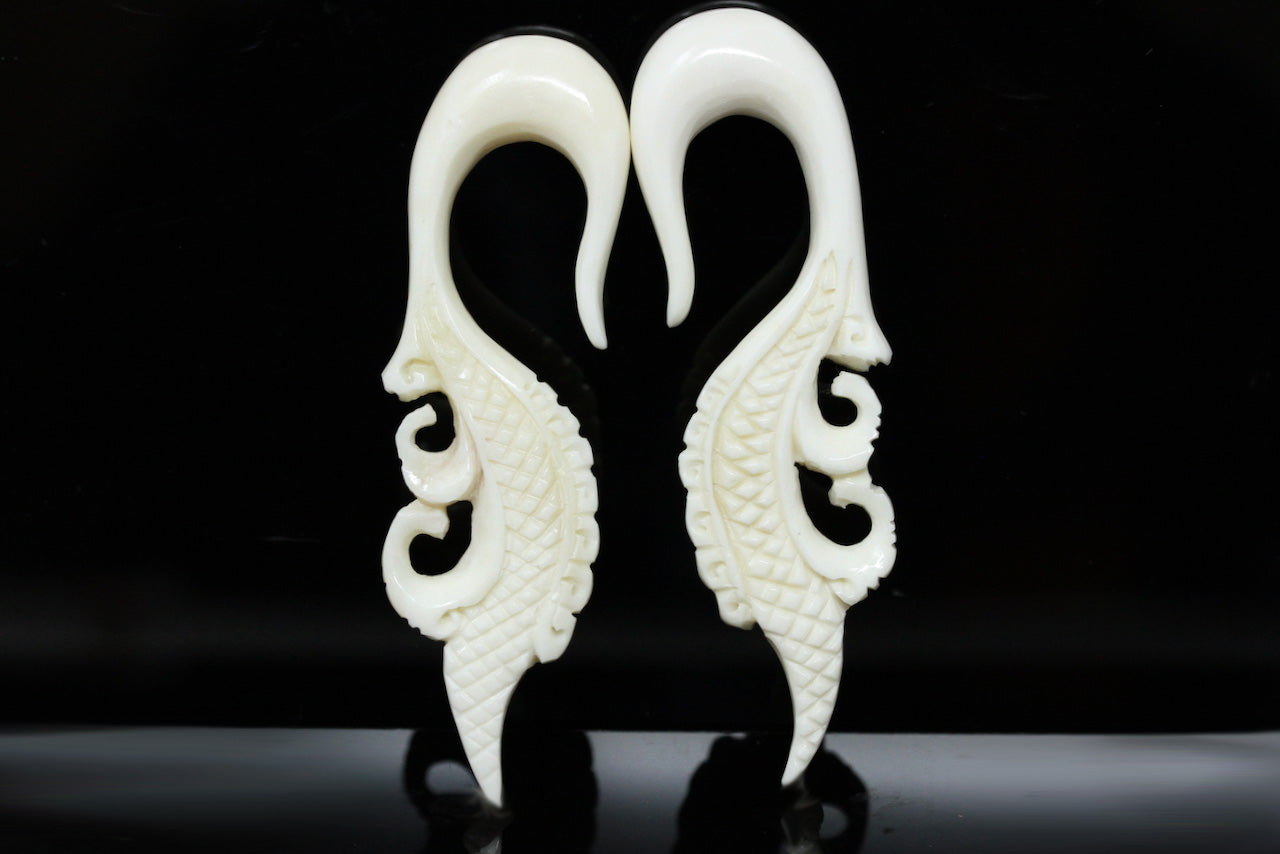 Bone Hangers for Stretched ear (Pair) - C024