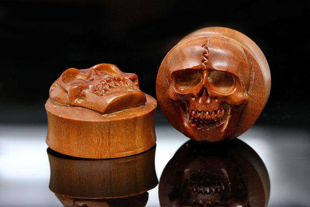 skull plug gauges