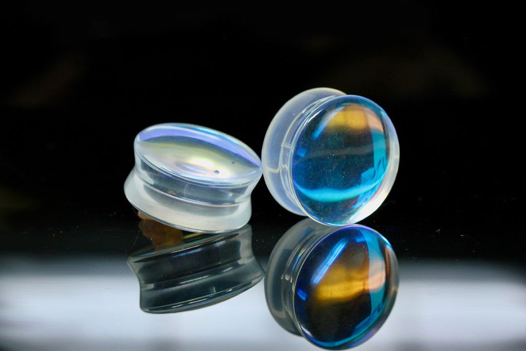 Unicorn Poop Glass Plugs - (Pair) - PH82