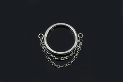 chain septum clicker rings