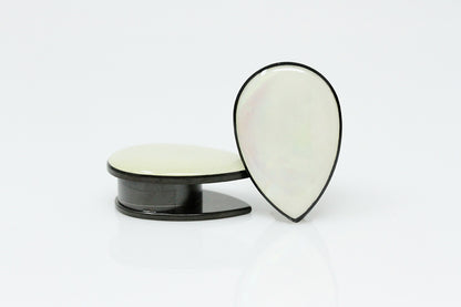 mother of pearl gauged plugs