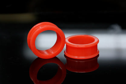 red silicone tunnels